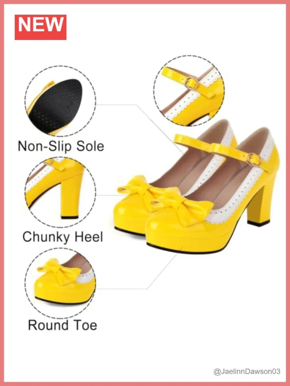 Lolita Platform Pumps Round Toe Mary Jane Heels Synthetic 3.54in